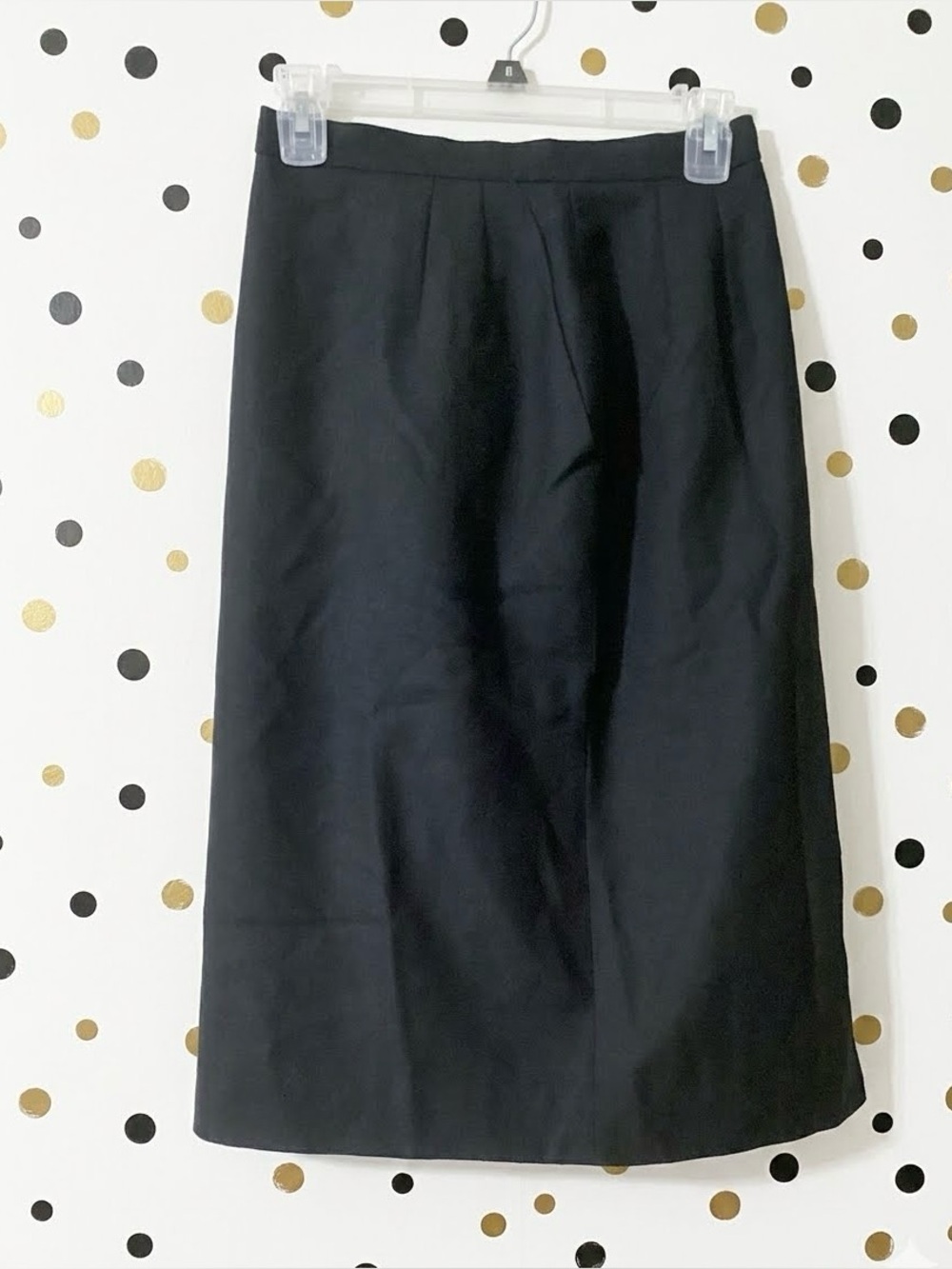 Vintage 80s Jason Prescott Petites black pencil skirt